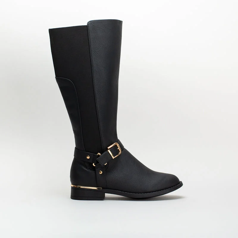 Rider Boot With Gold Trims _ 146930