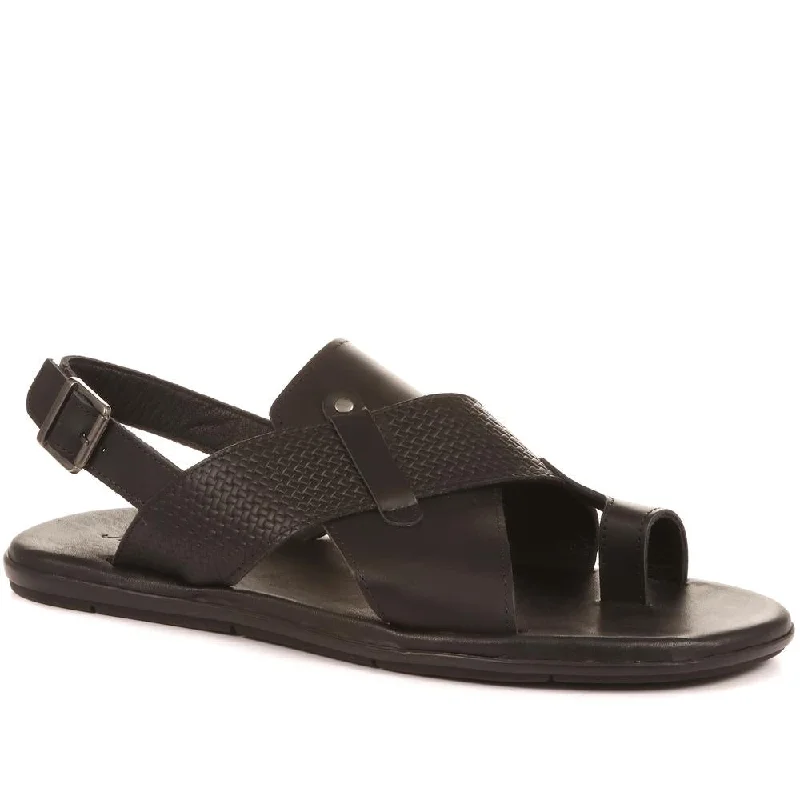 Euan Leather Strap Sandals - EUAN / 318 613