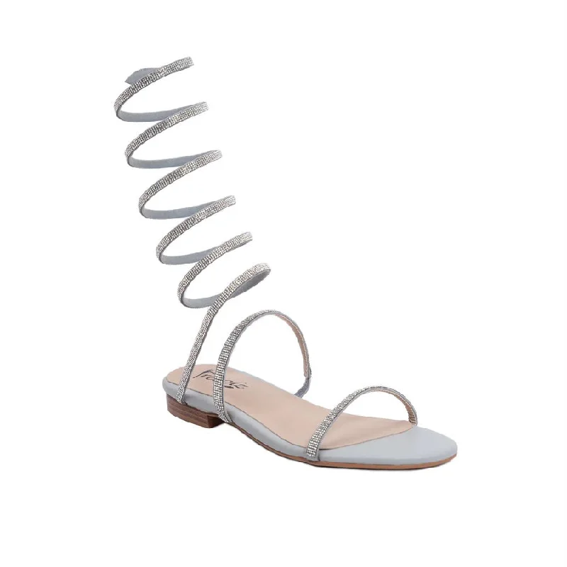 Julian Silver Sandal