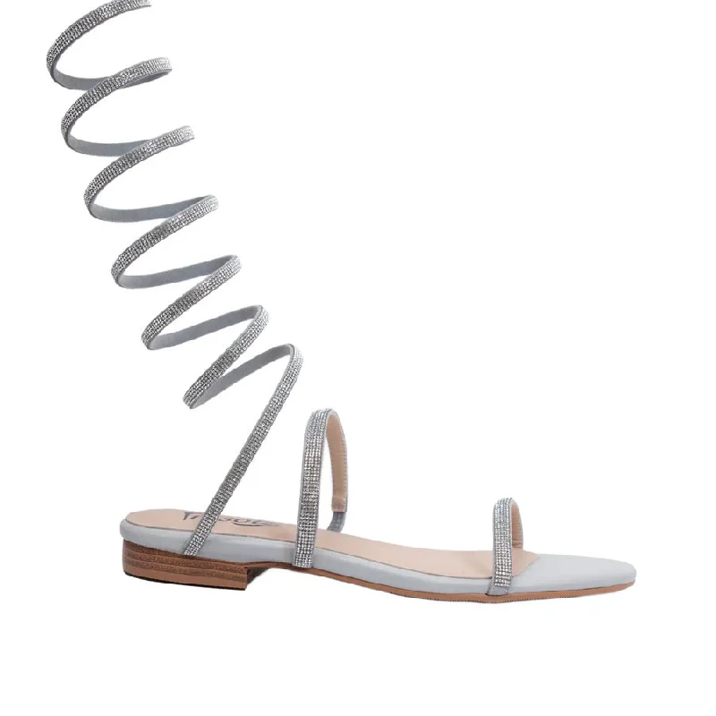 Julian Silver Sandal