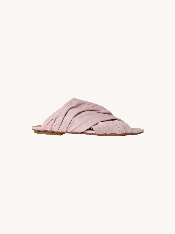 NAPPA LEATHER FLAT SANDAL