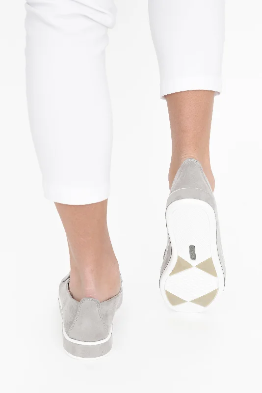 Natyia Grey Platform Loafer